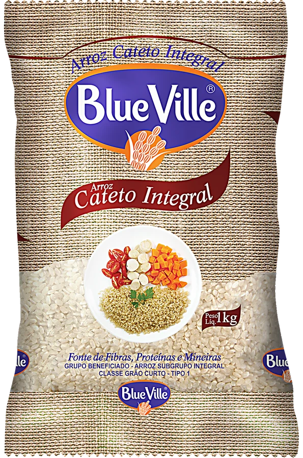Arroz integral de grano corto